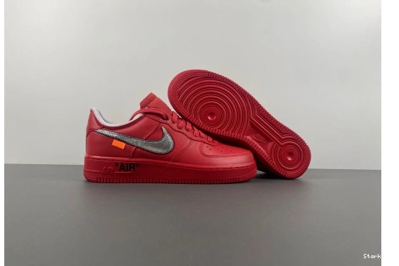 Force Air 1  Nike AO4297-600 Off-White Red   Low 0709